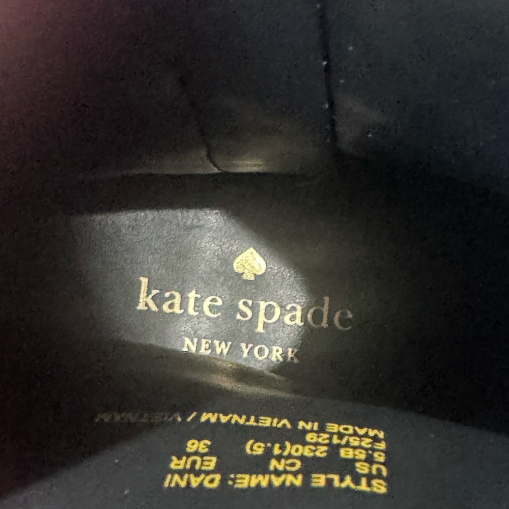 Kate Spade Black Ankle Boots - Picture 6 of 6